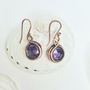 Amethyst earrings