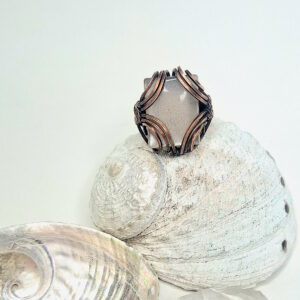 Grey Moonstone ring