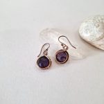 Amethyst earrings