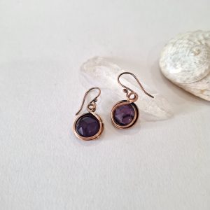 Amethyst earrings