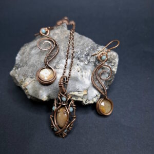 Harmony - Golden Sapphire Amazonite set