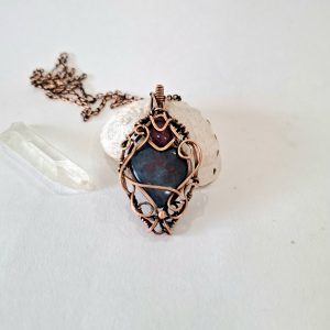 Ruby in Kyanite Pendant with Ruby