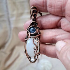 Handmade Moonstone necklace