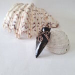 Handmade Black Obsidian necklace