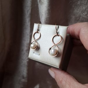 Pearl earrings