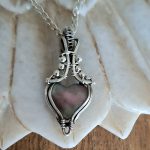 Mother of Pearl heart Necklace
