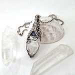 Handmade Rainbow Moonstone Necklace