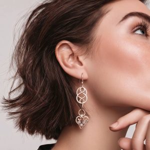 Handmade Morganite Earrings