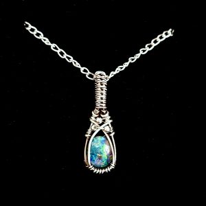 Handmade Australian Opal Necklace