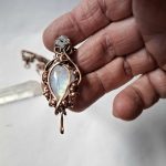 Handmade Rainbow Moonstone Necklace