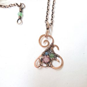 Handmade Copper Triskelion